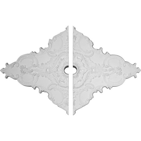 EKENA MILLWORK Melchor Diamond Ceiling Medallion, 67 1/4"W x 43 3/8"H x 4"ID x 2"P CM70X43ML2